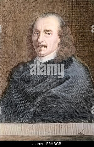 Pierre Corneille - portrait de l'auteur dramatique français de tragédies. 6 juin 1606 - 1er octobre 1684. Banque D'Images