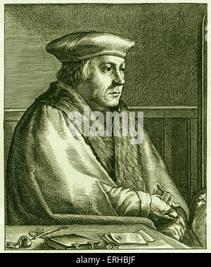 Thomas Cromwell la gravure. État anglais au Roi Henry VIII. Banque D'Images