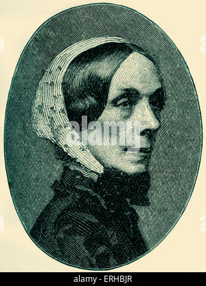 Jane / Jane Carlyle Gallois Gallois Baillie (14 janvier 1801 - 21 avril 1866). Estimé la lettre et l'épouse de Thomas Carlyle, essayiste écossais (1795 - 1881). Après une photographie illustration par Fry et Elliot. Banque D'Images