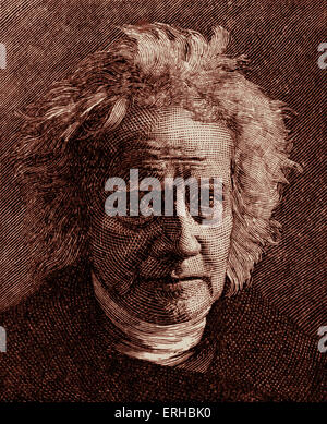 Sir John Herschel (1792 - 1871). Mathématicien, astronome anglais, chimiste, et photographe expérimental/inventeur. Banque D'Images