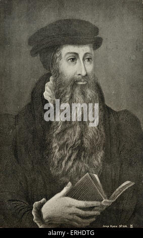 - John Knox, réformateur écossais et chef protestant. 1505-1572 Banque D'Images