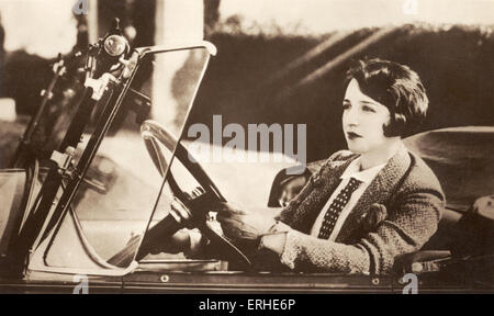 Bebe Daniels, portrait dans la voiture. Actrice américaine, 14 janvier 1901 - 16 mars 1971 Banque D'Images