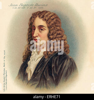 Jean Baptiste Racine, portrait. Dramaturge Français 22 décembre 1639 - 26 Avril 1699 Banque D'Images