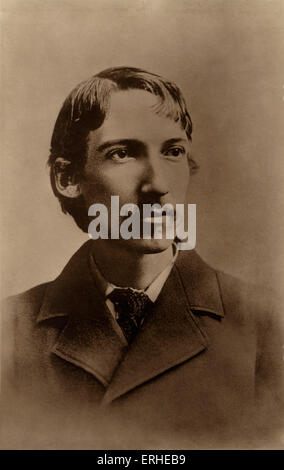 Robert Louis Stevenson - Portrait de l'écrivain écossais. 13 novembre 1850 - 3 décembre 1894. Banque D'Images