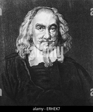 Thomas Hobbes - French philosophe moral et politique 1588 -1679 Banque D'Images