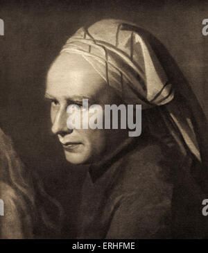 William Cowper, portrait. 1816 : Louis Marie turreau et poète anglais. 15 novembre 1731 - 25 avril 1800. Du portrait par George Romney Banque D'Images
