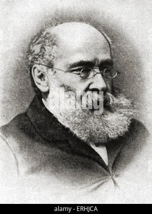 Anthony Trollope - portrait de la romancière anglaise. 24 avril 1815 - 6 décembre 1882. À partir d'une photographie. Banque D'Images