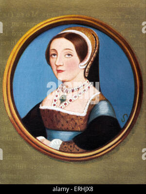 Catherine Howard. Portrait de la cinquième épouse d'Henry VIII d'Angleterre. c. 1520 et 1525 - 13 Février 1542 Banque D'Images