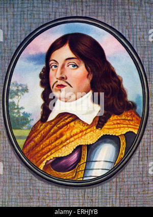 Charles X Gustave (Karl X Gustav). Portrait du roi de Suède. 8 novembre 1622 - 13 Février 1660 Banque D'Images