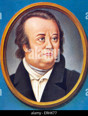 Johann Paul Friedrich Richter ou Jean Paul né Johann Paul Friedrich Richter. L'écrivain allemand. 21 mars 1763 - 14 novembre 1825 Banque D'Images