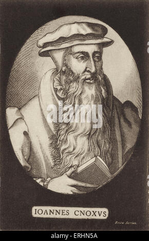 Le réformateur écossais John Knox- et chef protestant. 1505-1572 Banque D'Images