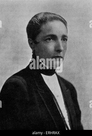 Radclyffe Hall - poète britannique et auteur : 12 août 1880 - 7 octobre 1943. Banque D'Images