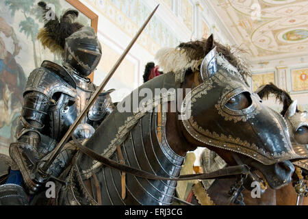 Le chevalier médiéval. Saint-pétersbourg. La Russie Banque D'Images