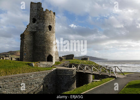 Château d'Aberystwyth, Pays de Galles, Cerdigion Banque D'Images