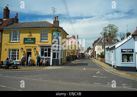 L'Anchor pub Woodbridge Suffolk UK Banque D'Images