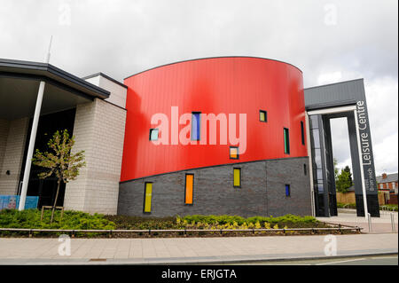 Design architectural intéressant, Sandwell Leisure Centre Banque D'Images