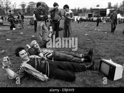 Le Festival de Rock de Loch Lomond, Cameron Wildlife Park, Balloch, Dumbartonshire, Ecosse, 26 mai 1979. Banque D'Images