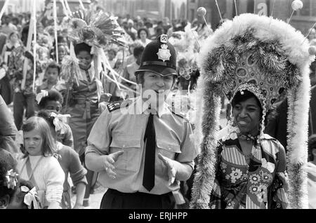 Festival des Caraïbes, Alexandra Park, Manchester, le 28 mai 1973. Banque D'Images