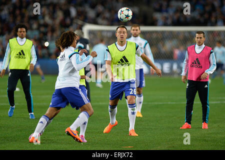 Sydney, Australie. 09Th Juin, 2015. Amical de football. Par rapport au Sydney FC Chelsea FC. Le capitaine de Chelsea John Terry se réchauffe avant le match. Chelsea a gagné le match 1-0. © Plus Sport Action/Alamy Live News Banque D'Images