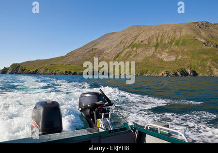 Moteur hors-bord,USA,Long Island,Bristol Bay Banque D'Images