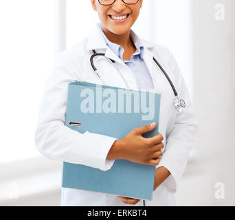 African female doctor in hospital Banque D'Images