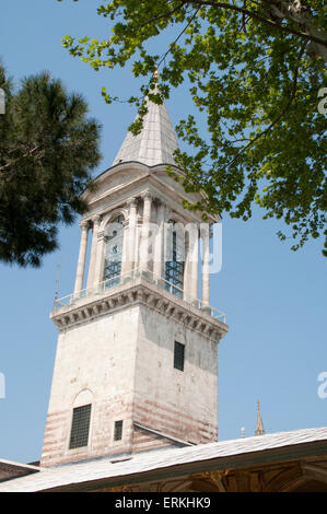 Construit à partir de 1459 le palais de Topkapi à Istanbul a été pendant près de 400 ans la résidence des sultans Ottomans. Banque D'Images