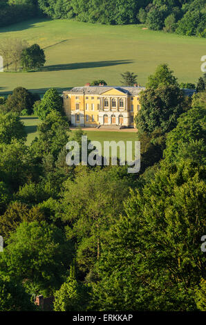 West Wycombe Chambre. Construit au 18ème siècle, bâtiment classé Grade1, accueil de la famille Dashwood, propriété du National Trust. Banque D'Images