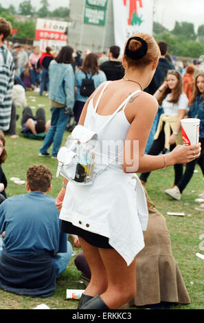 T dans le parc Music Festival, Strathclyde Park, Lanarkshire, en Écosse, le 14 juillet 1996. Banque D'Images