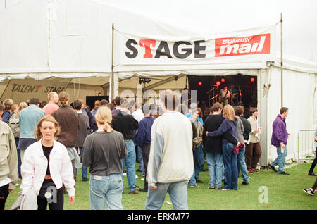 T dans le parc Music Festival, Strathclyde Park, Lanarkshire, en Écosse, le 13 juillet 1996. Banque D'Images