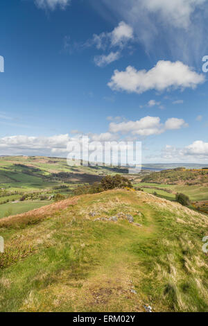 Cat's back track sur Knockfarrel dans les Highlands d'Ecosse. Banque D'Images