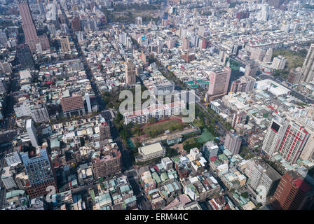 Vue depuis 85 Sky Tower à Kaohsiung, Taiwan Banque D'Images