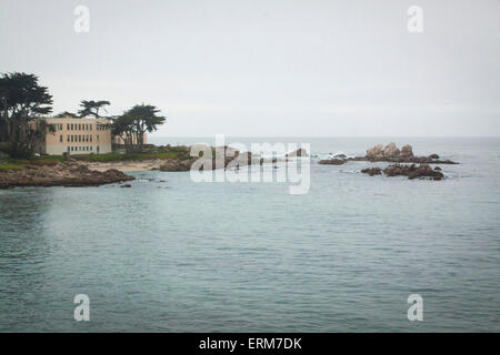 Par temps couvert de la baie de Monterey Banque D'Images