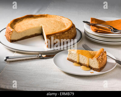 Agave cheesecake vanille Banque D'Images