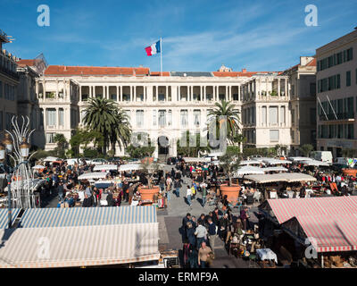 Marché aux Fleurs à Nice Vieille Ville Banque D'Images