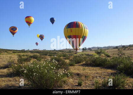 Montgolfières à 2015 Temecula ballon et Festival des vins en Californie du Sud Banque D'Images