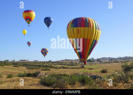 Montgolfières à 2015 Temecula ballon et Festival des vins en Californie du Sud Banque D'Images