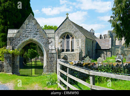 L''Église Sainte Agathe, d'Easby, près de Richmond, North Yorkshire, England UK Banque D'Images