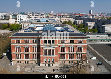 L'exposition du Martin-Gropius-Bau, maison, vue depuis le toit du ministère fédéral de la coopération économique et du développement Banque D'Images