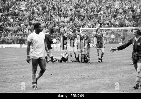 Division de la Ligue anglaise un match à Villa Park. Aston Villa v 1 Birmingham City 0. 15 octobre 1983. Banque D'Images