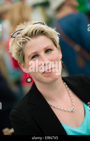 CAROLINE CRIADO-PEREZ au Hay Festival de littérature 2015 Banque D'Images