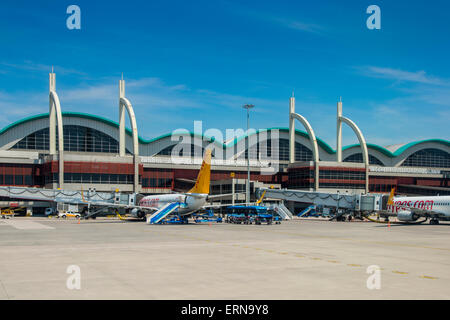 Terminal principal des passagers de l'aéroport international Sabiha Gökçen. Istanbul, Turquie Banque D'Images