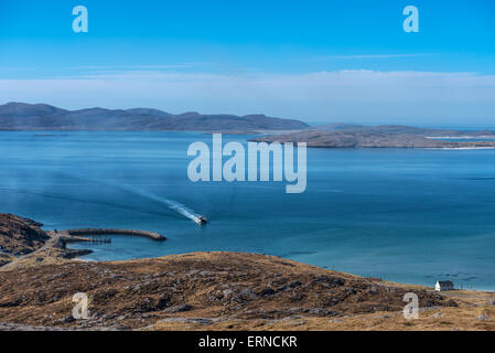 La Barra d'Eriskay Ferry d'Eriskay Banque D'Images