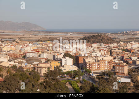 Sur la ville Mazarron. Région Murcie, Espagne Banque D'Images