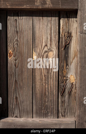 Porte. Vieux bois texture. background design pour panneaux Banque D'Images