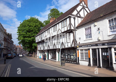 Maison de style Tudor à York, Angleterre Banque D'Images