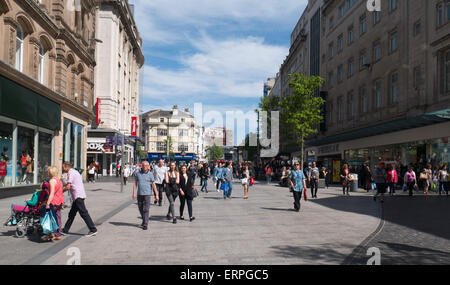 Le centre-ville de Liverpool shopping Banque D'Images