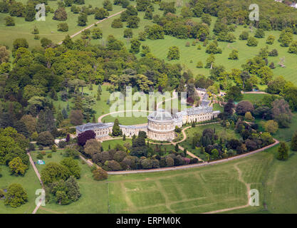 Ickworth House dans le Suffolk, UK la propriété du National Trust Banque D'Images