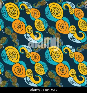 Abstract pattern transparente sur fond vert sombre - Vector Illustration Illustration de Vecteur