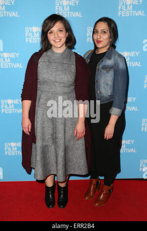 Sydney, Australie. 7 juin 2015. En Photo : les clients. Les VIP sont arrivés sur le tapis rouge pour le Festival du film de Sydney Australian Premiere de 'UN Pigeon s'est assis sur une branche en raison de l'existence' à la State Theatre, 49 Market Street, Sydney. Crédit : Richard Milnes/Alamy Live News Banque D'Images