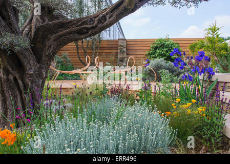 La Banque Royale du Canada jardin, gagnant de la médaille d'argent doré Banque D'Images